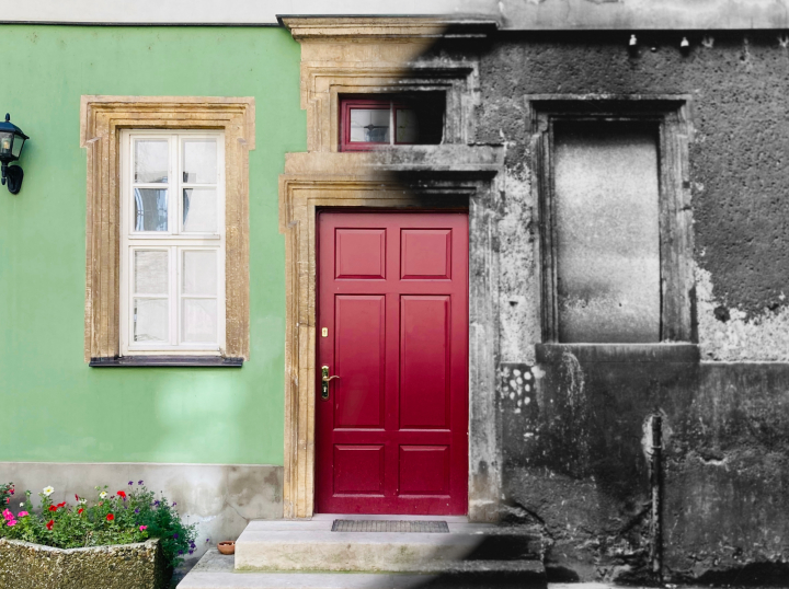 Fotocollage Romantikerhaus