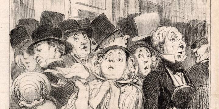 Le Public von Daumier