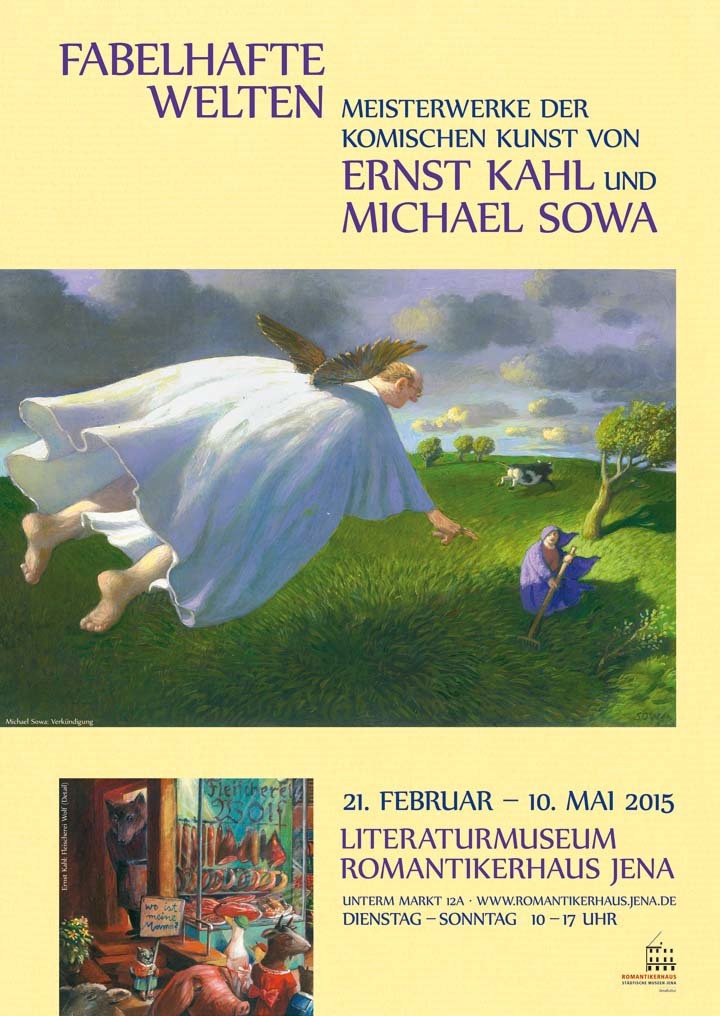 Fabelhafte Welten – Meisterwerke der komischen Kunst von Ernst Kahl und Michael Sowa